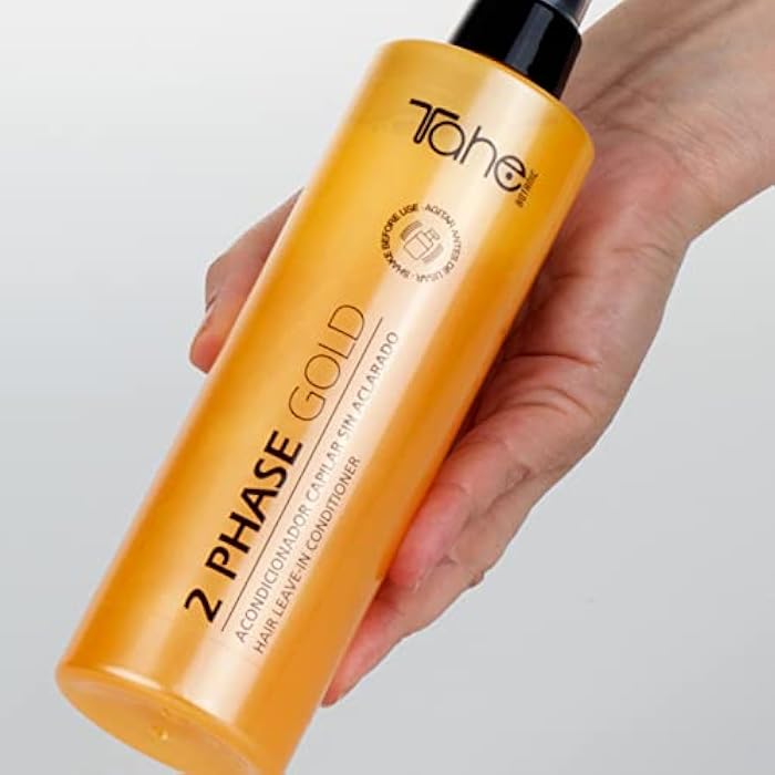 Tahe Gold Bio Fluid 2-Phase Leave-In Conditioner Hair Treatment, 300 ml - Image 3