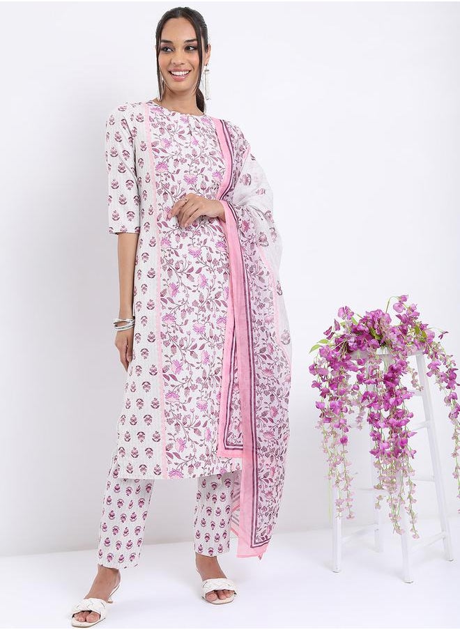 Vishudh Women Multicolor Printed Kurta Set by Styli  - Image 1