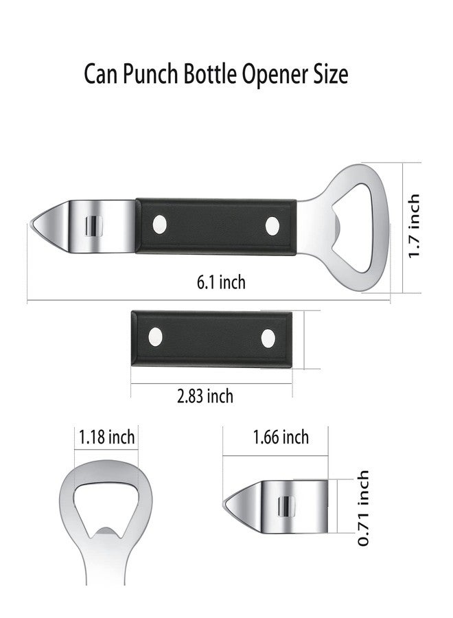 HANCELANT Can Punch Bottle Opener, Manual Stainless Steel Can Opener 1 Pack - Image 3
