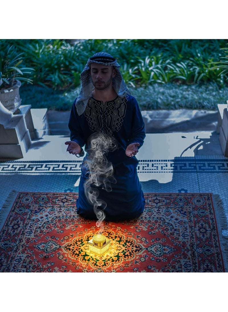 TIGER Quran Speaker & Mini Incense Burner Bakhoor with Remote Control, Bluetooth Night Light MP3 Music Player, 114 Quran Chapters, 18 Reciters & 17 Translations, Multicolor LED Changing Light, Ideal Gift for Muslims - Image 3