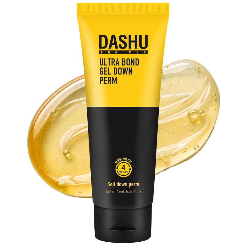 DASHU Down Perm Cream for Men 35oz Korean Hair Straightening Perm Kit Ultra Bond Gel Helps Tame Frizzy Hair Premium Perm Solution 10Minute Quick Down Perm LongLasting Hold - Image 3