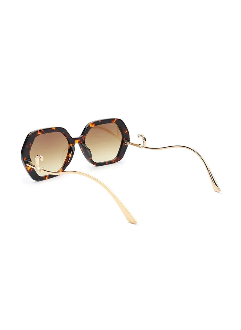 كيوبل Rectangular oversized Sunglasses