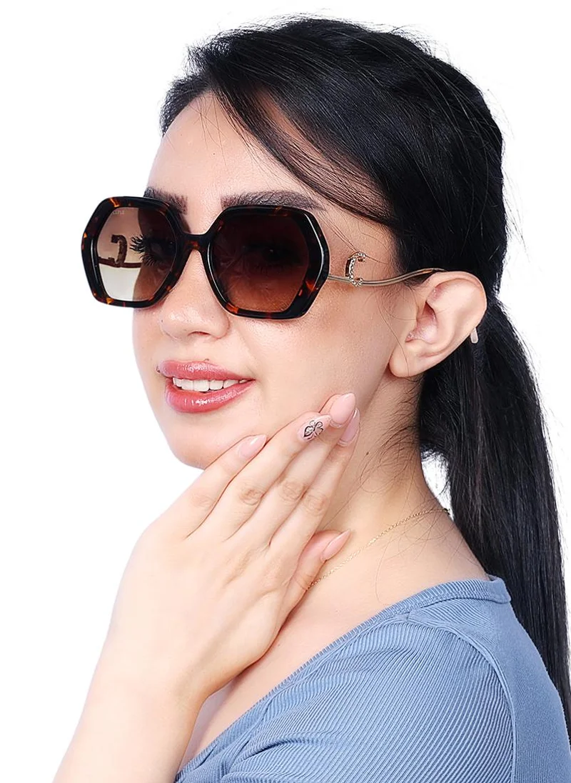 كيوبل Rectangular oversized Sunglasses