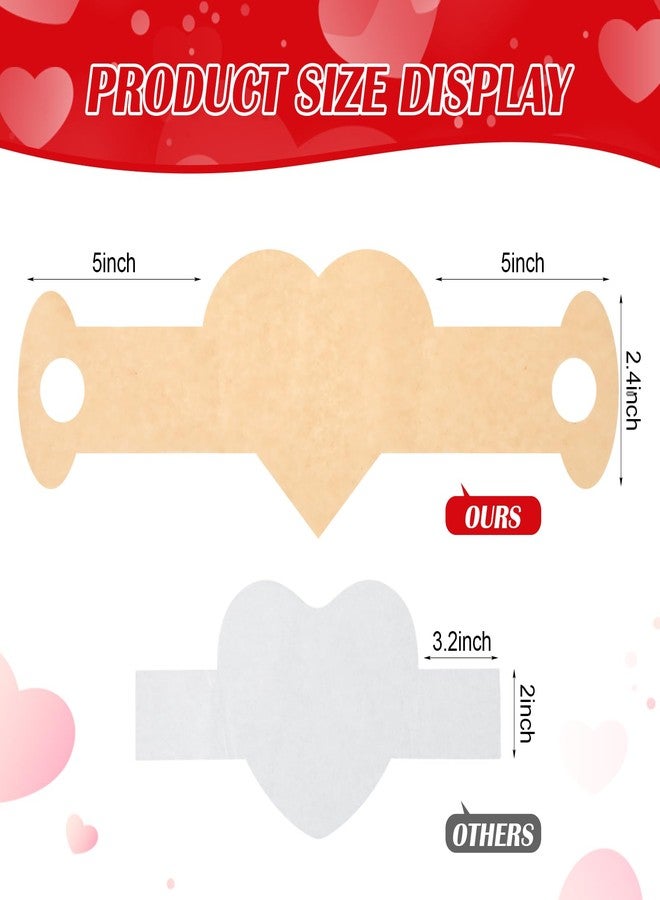 Willinglong 100 Pcs Heart Shaped Parchment Papers for Baking Cooking mother day Heart Cake Pan Non Stick Pre Cut Parchment Paper Sheets with Long Handle for Kitchen, Wedding, Pan Not Included (6 Inch) - Image 2