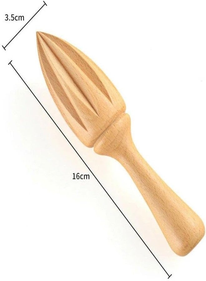WLngtv Wooden Citrus Juicer - Handheld Manual Lemon/Orange Reamer | Portable Fruit Squeezer Tool for Home,Cafe and Bar,Kitchen Utensils,Bartender Accessories,Juicer Easy to Hold for Daily Home Restaurant - Image 2