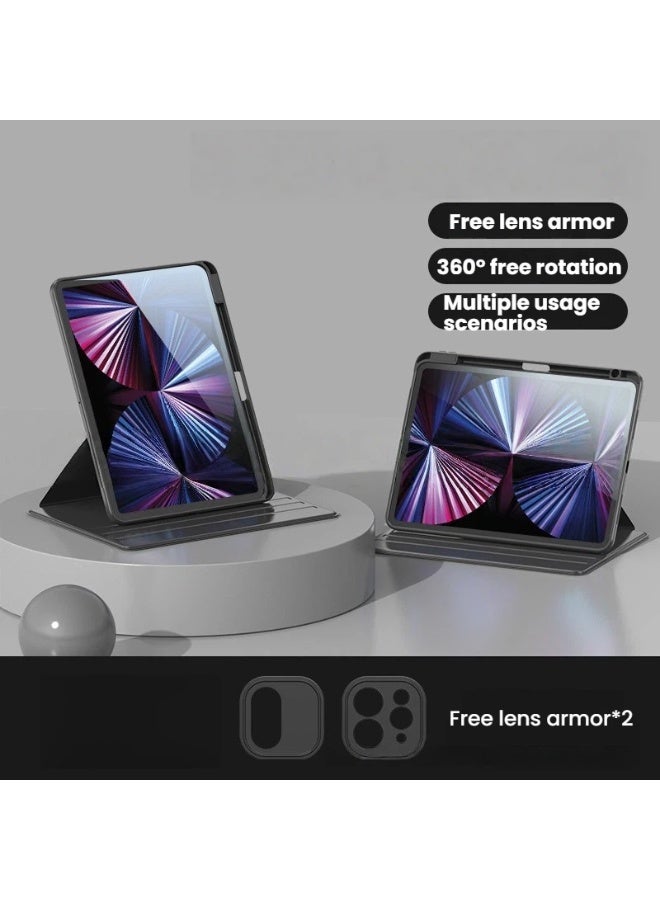 iPad 10th Gen 10.9-inch Case 360° Rotating Stand Free Lens Armor Multi-Scenario Protection for Versatile Viewing and Full Defense - Image 1