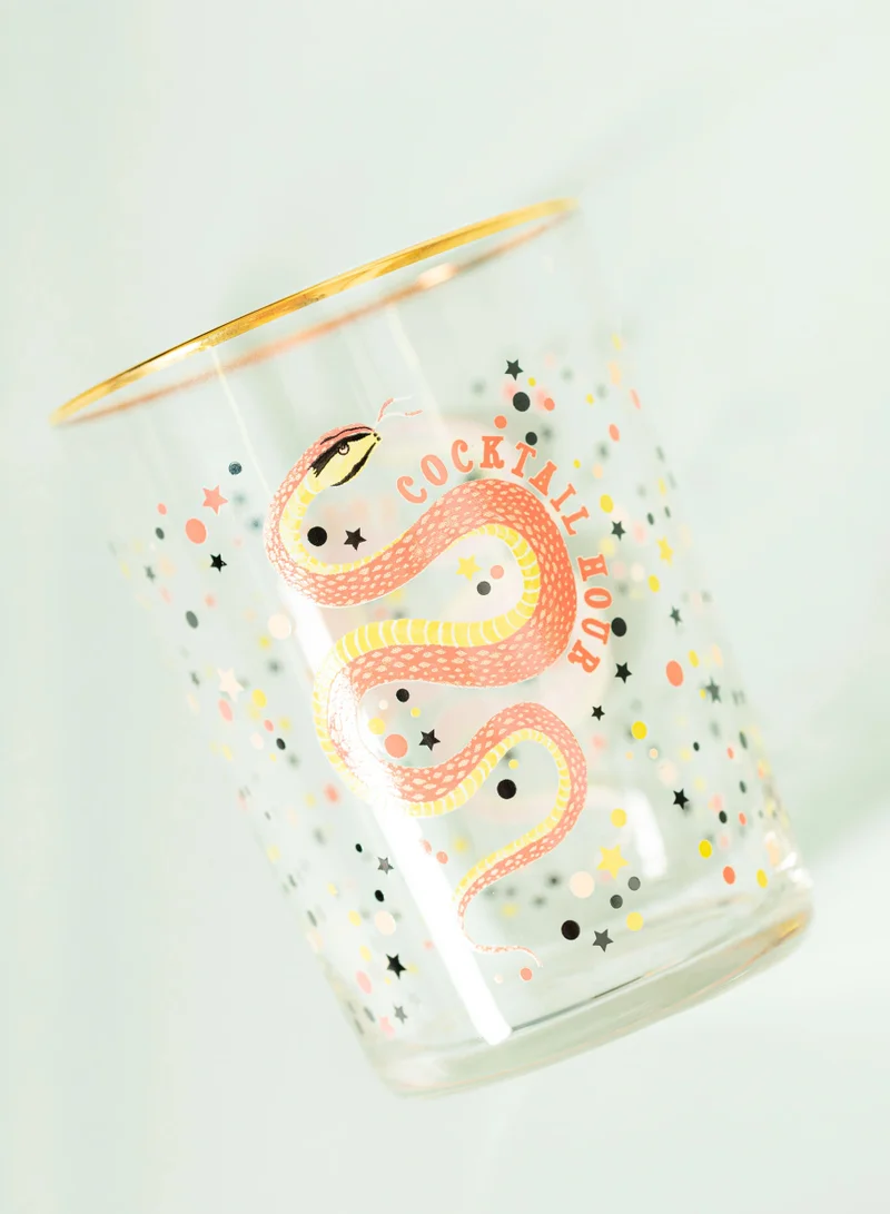 YVONNE ELLEN Snakey Hi Ball Drinking Glass