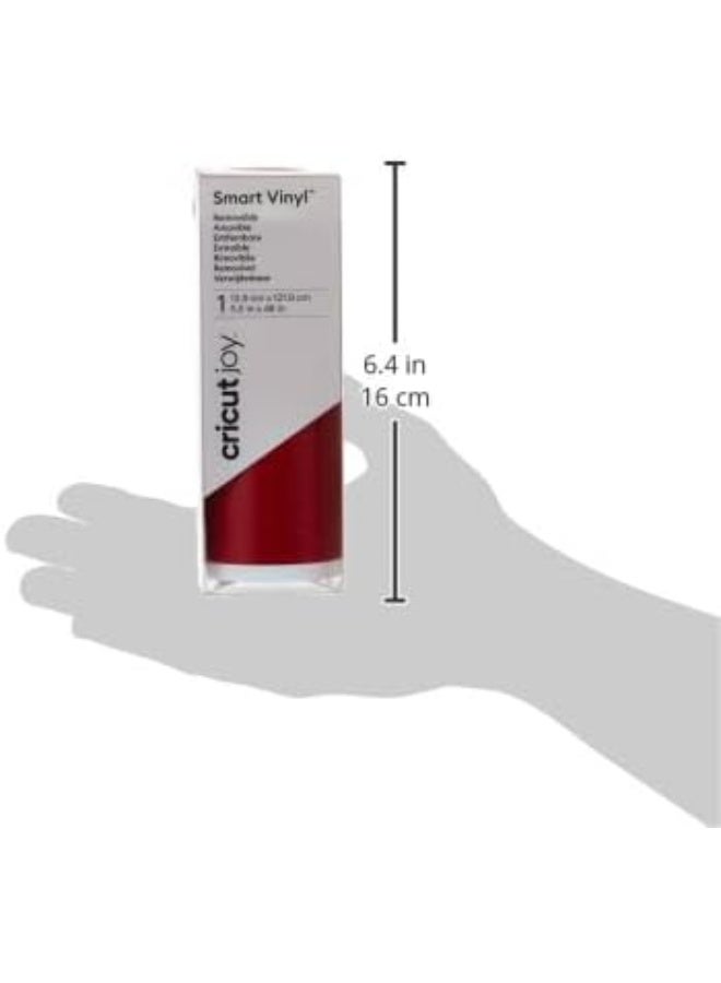 Cricut Joy Smart Vinyl Removable Cardinal Red 14x122 Cm 1.2M (4Ft) - Image 5