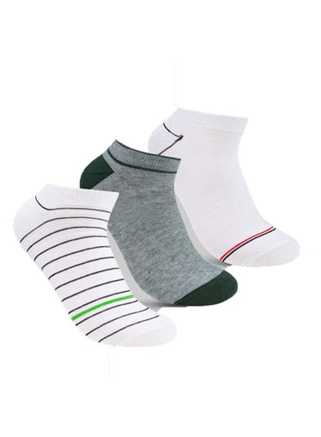 STITCH Men's Pack of 3 Lycra Ankle Casual Socks