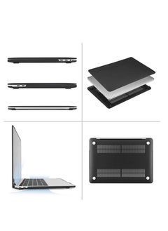 Generic New Macbook Pro 14 Inch M1 Model A2442 2021 Release Plastic Hard Shell Smooth Case Black  - Image 4