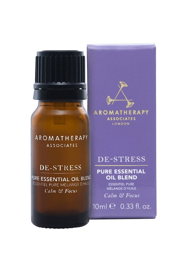 Aromatherapy Associates Destress Pure Essential Oil Blend. Premium Undiluted Blend To Clear The Mind. Handcrafted With Frankincense Chamomile And Petitgrain (0.33 Fl Oz)  - Image 1