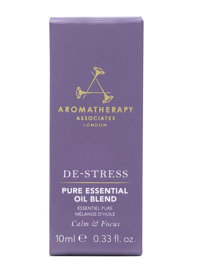Aromatherapy Associates Destress Pure Essential Oil Blend. Premium Undiluted Blend To Clear The Mind. Handcrafted With Frankincense Chamomile And Petitgrain (0.33 Fl Oz)  - Image 3