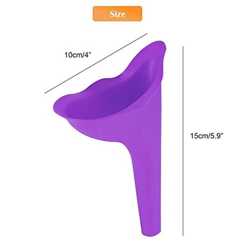 ALKAYAN woman urinal outdoor travel camping portable silicone female urination device female - Image 5