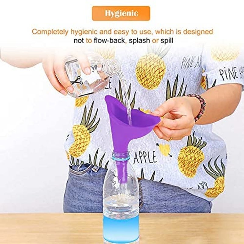 ALKAYAN woman urinal outdoor travel camping portable silicone female urination device female - Image 4