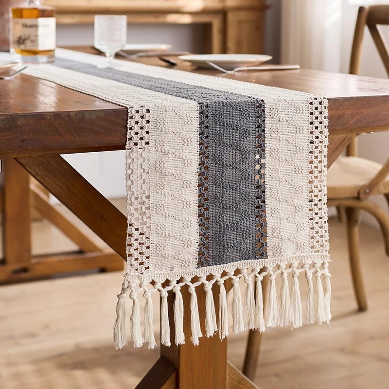 Y&D Nordic Style Table Runners for Dining Table – Elegant Woven Tablecloth Cover for Parties, Home Decor, and Special Occasions - Image 2