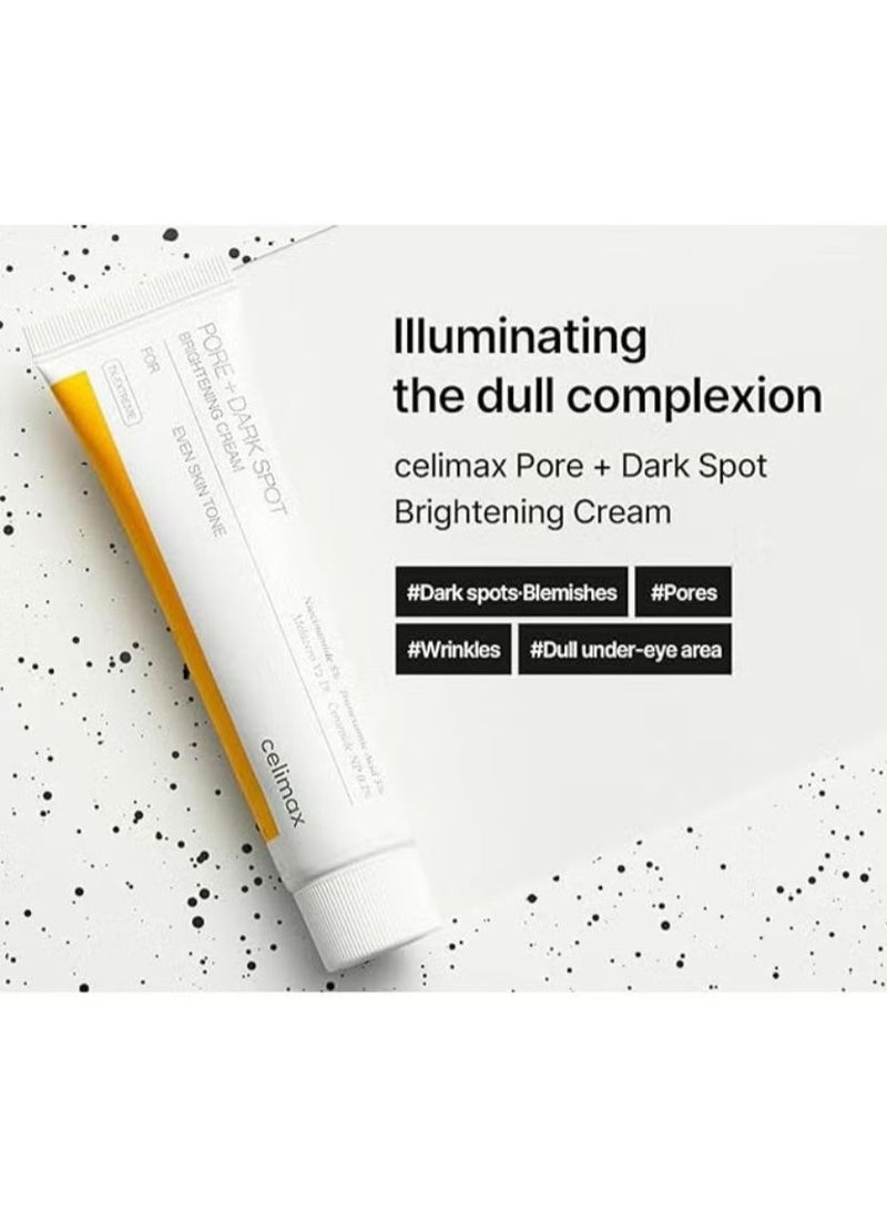 celimax Pores and dark spot brightening cream, minimal pores, moisturizing for sensitive skin, daily use cream - Image 2