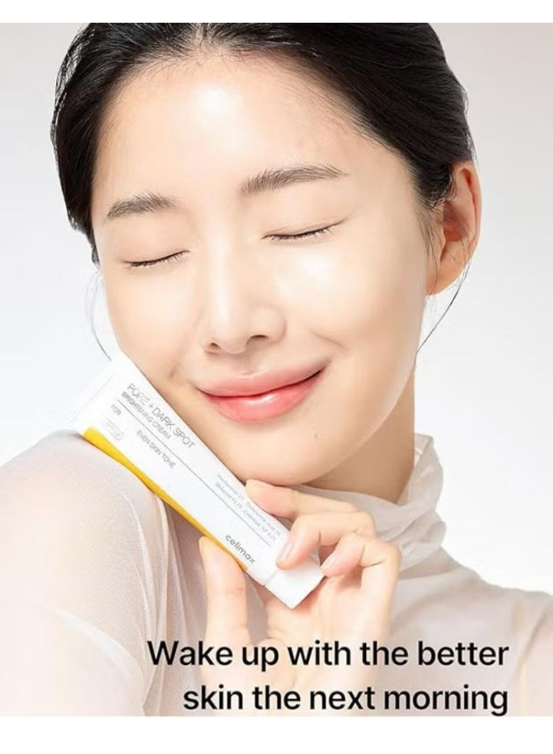 celimax Pores and dark spot brightening cream, minimal pores, moisturizing for sensitive skin, daily use cream - Image 4