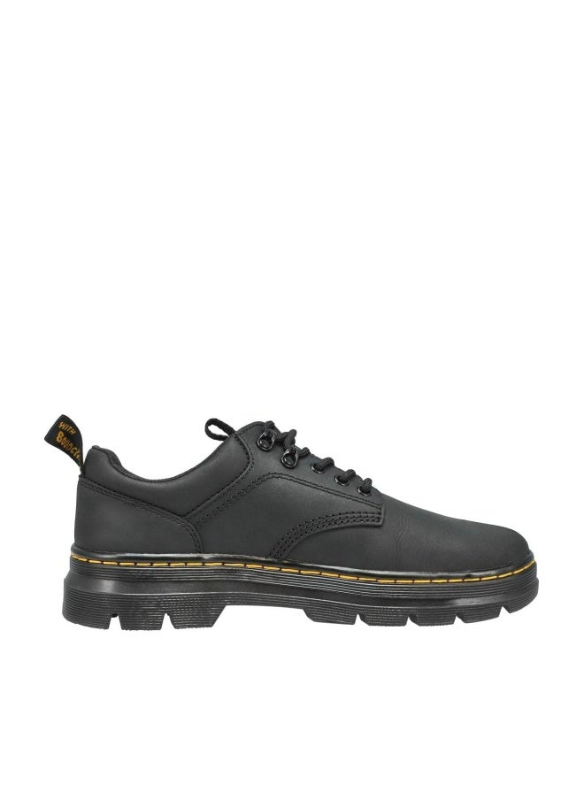 Dr. Martens unisex adult 5 Tie Shoe Oxford, Black Wyoming, 11 Women 10 Men US