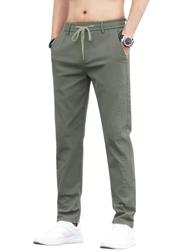 JVX Men Trouser || Men Trouser Pants (TROUSER-02-OLIVE-36) - Image 5