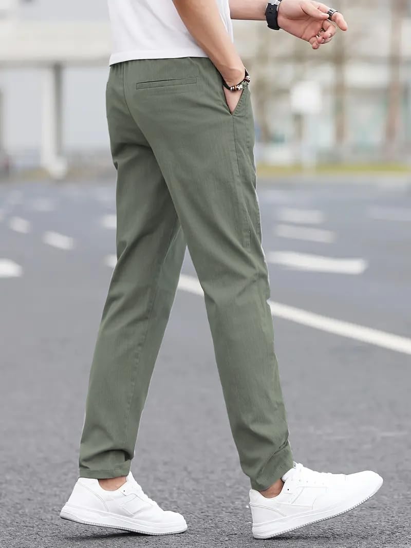 JVX Men Trouser || Men Trouser Pants (TROUSER-02-OLIVE-36) - Image 2