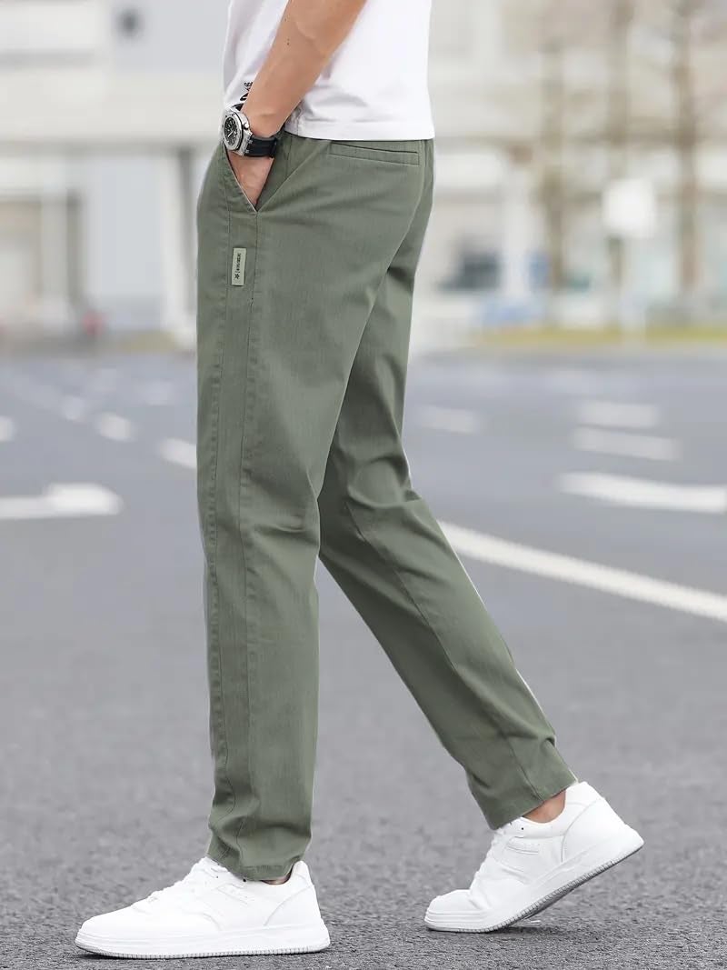 JVX Men Trouser || Men Trouser Pants (TROUSER-02-OLIVE-36) - Image 3