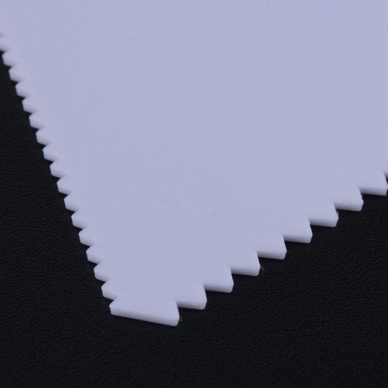 SYGA Set of 3 Cake Smoother Scrapper for Cake Decoration - Image 5