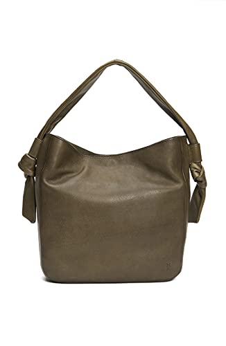 Frye womens Nora Knotted Hobo, Khaki, One Size US - Image 5