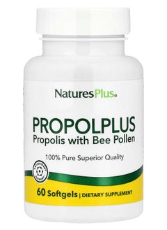 NaturesPlus Propolplus Propolis with Bee Pollen 60 Softgels 