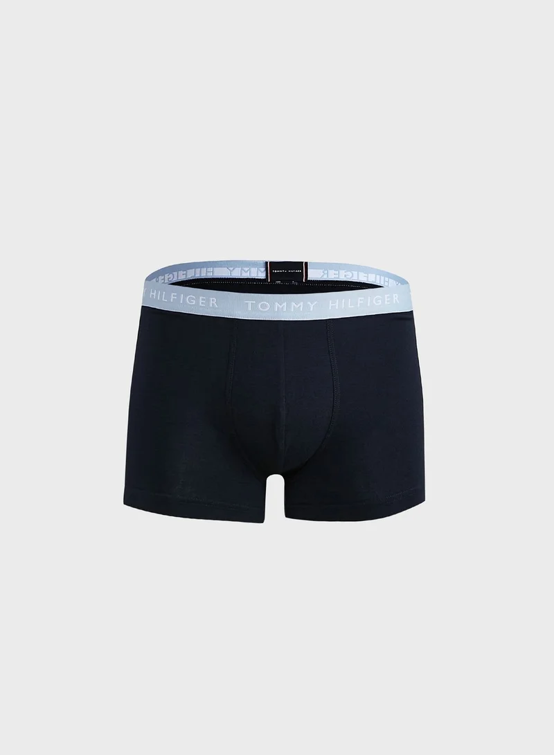 TOMMY HILFIGER 3 Pack Logo Band Trunks