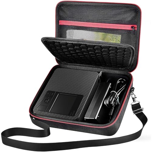 ALKOO Case Compatible with Canon SELPHY CP1500/CP1300/ CP1200 Wireless Compact Photo Printer and Color Ink and Paper Set/Battery- Organizer Storage Bag Only (Black) - Image 1