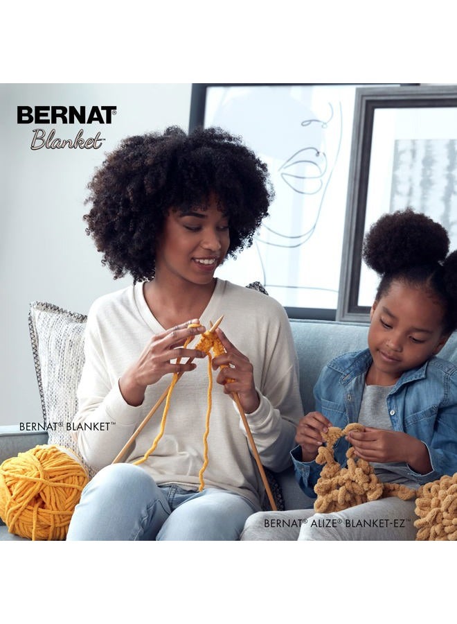 Bernat Blanket BB Yarn, Taupe 4 Count - Image 4