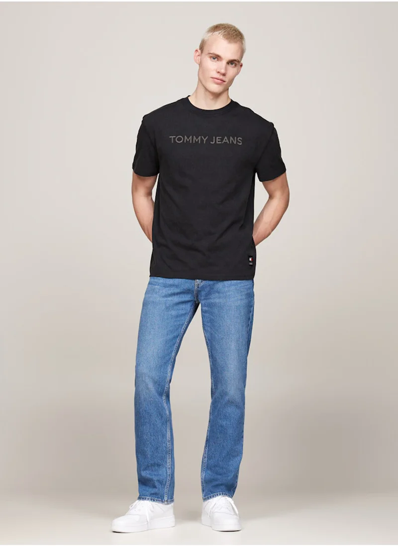 TOMMY JEANS Logo Printed Crew neck short Sleeve T-shirt