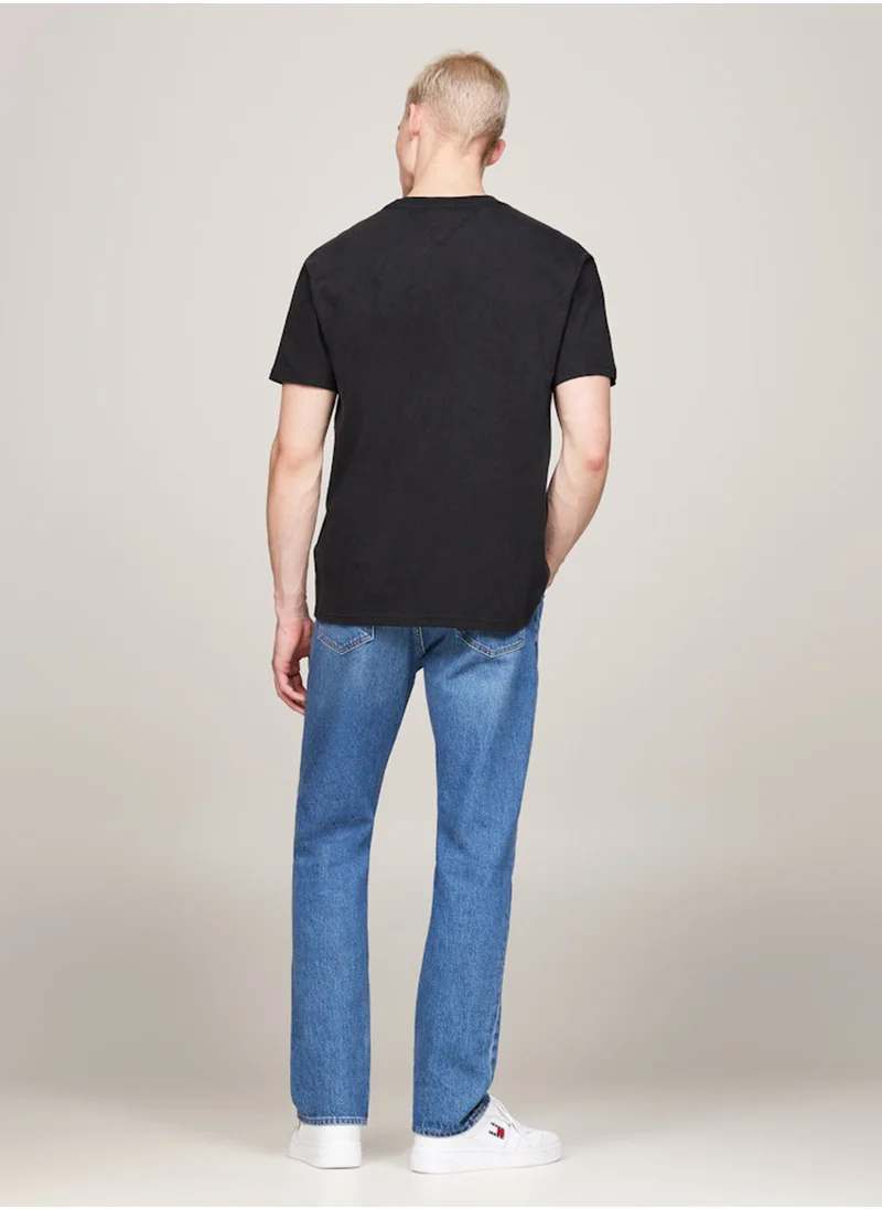 TOMMY JEANS Logo Printed Crew neck short Sleeve T-shirt