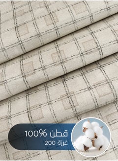 Master Home Textile Cotton Floral Comforter Sets, Fits 120 x 200 cm Single Size Bed, 5 Pcs, 100% Cotton 200 Thread Count, With Removable Filling, Veronica Series  - Image 3