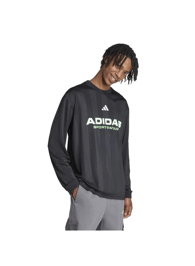 Adidas M Tiro Lsjsy Q4 Black Training Jerseys For Men XS