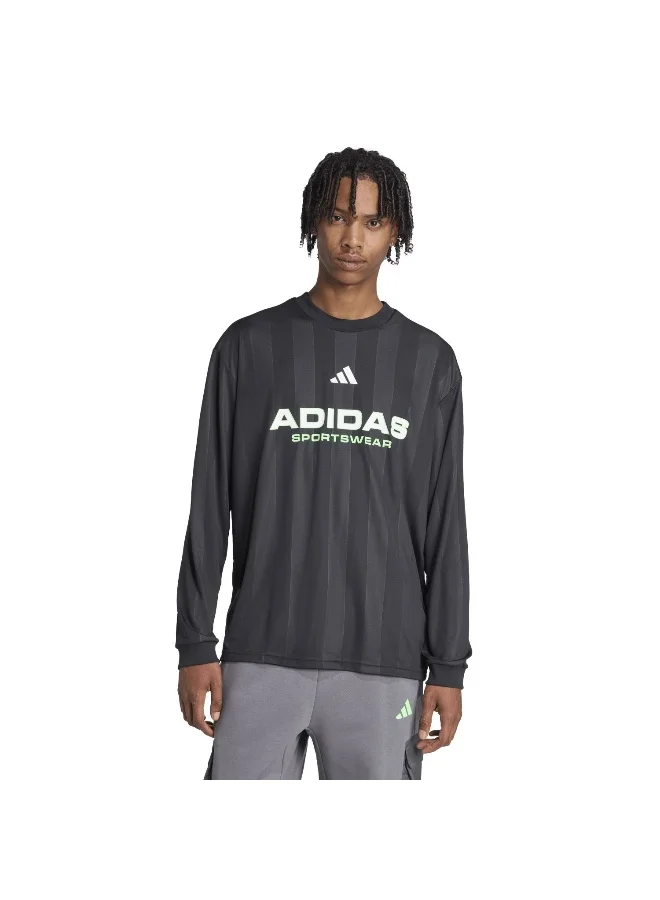 adidas M Tiro Lsjsy Q4 Black Training Jerseys For Men XS