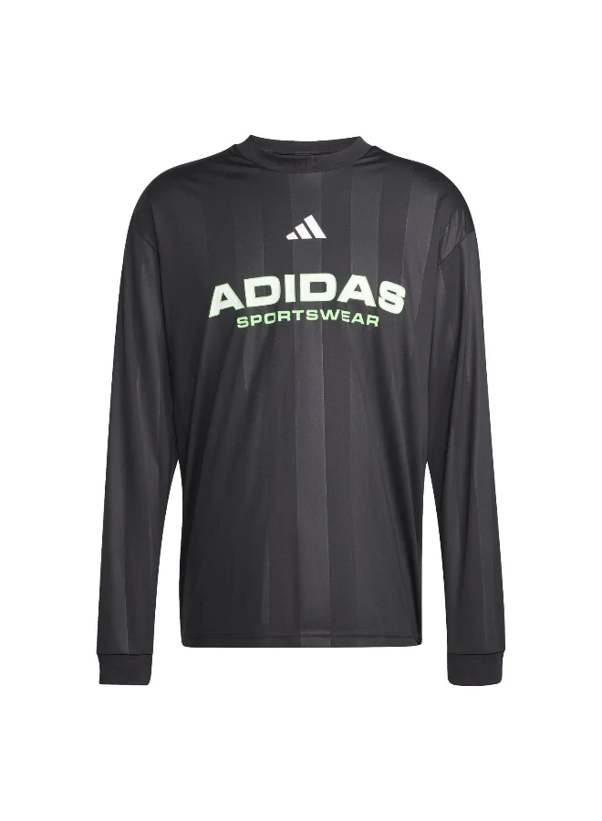 adidas M Tiro Lsjsy Q4 Black Training Jerseys For Men XS