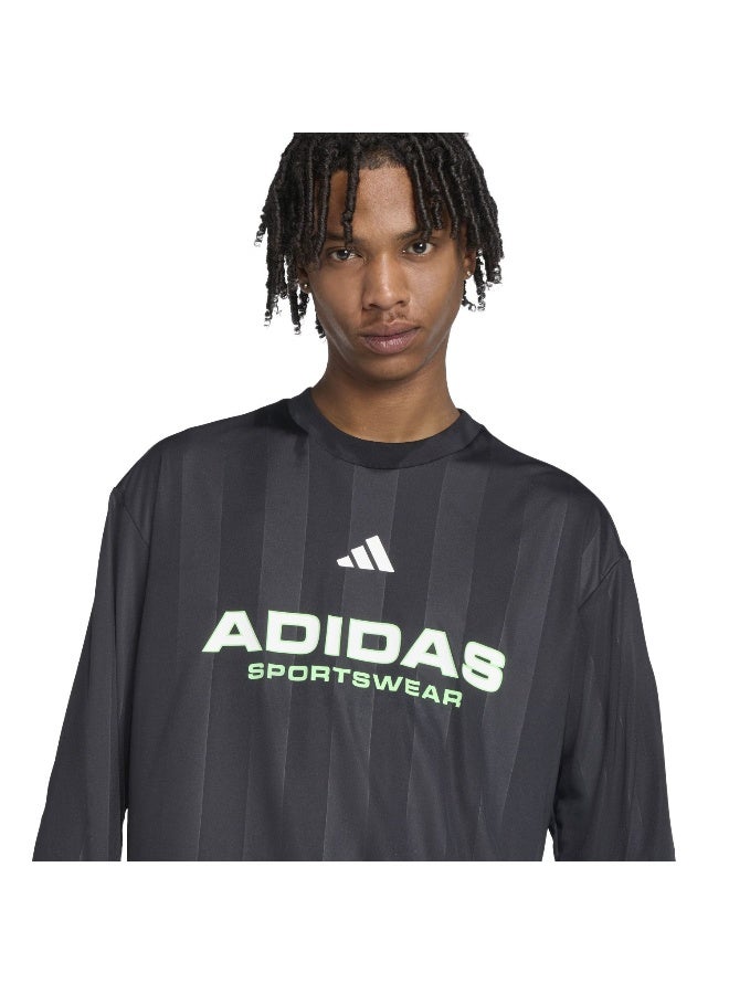 Adidas M Tiro Lsjsy Q4 Black Training Jerseys For Men XS - Image 5