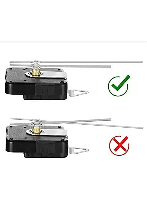 QWENOX QWENOX A Product of SONAM Sweep Silent Movement Machine for Wall Clock Made in India 100 6 GoldBlackSilver  - Image 4