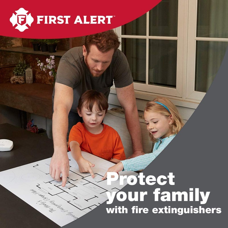 FIRST ALERT AUTOMAR10 Car and Marine Fire Extinguisher, FE10GR, UL RATED 10-B:C, White, 1-Pack - Image 2