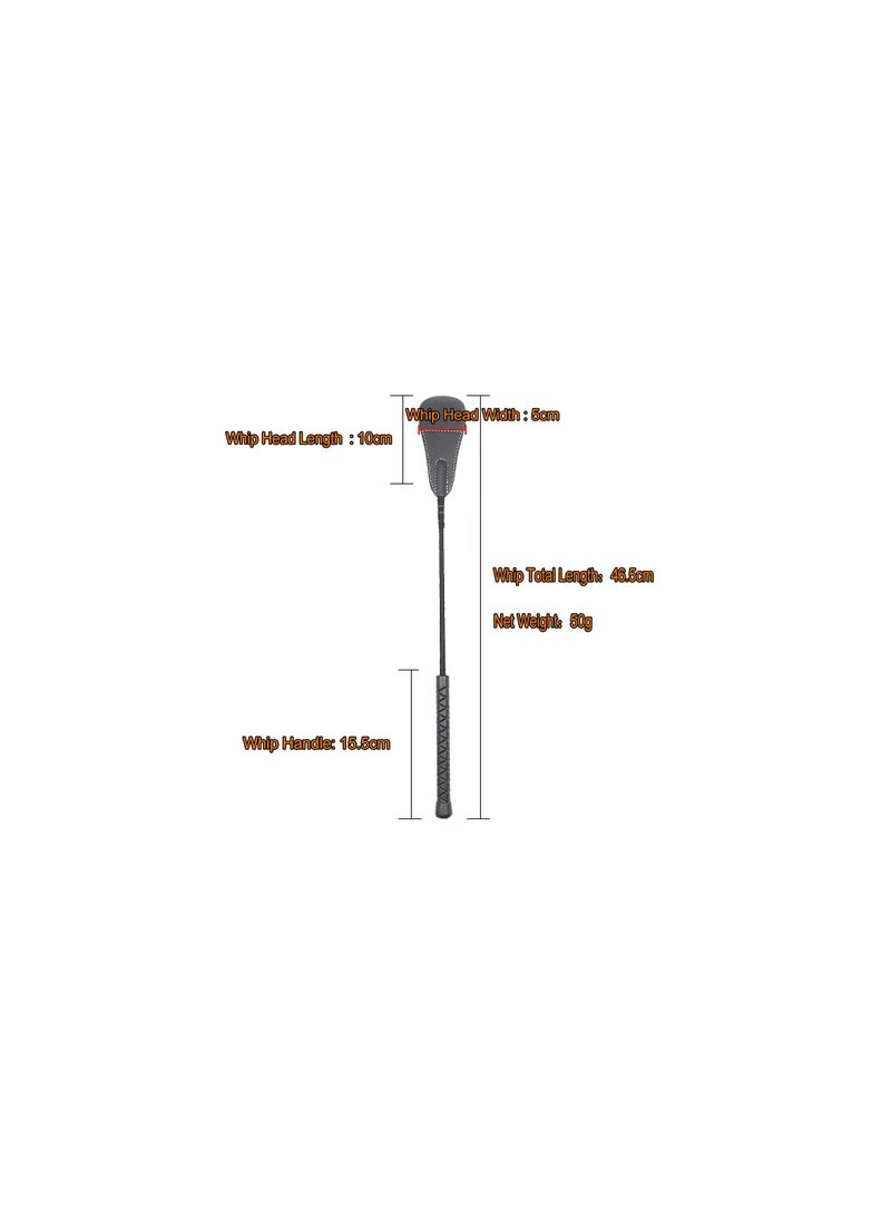 Generic 1-Piece Real Leather Riding Crop Whip,Genuine Top Premium Quality Equestrianism Horsewhip - Image 2