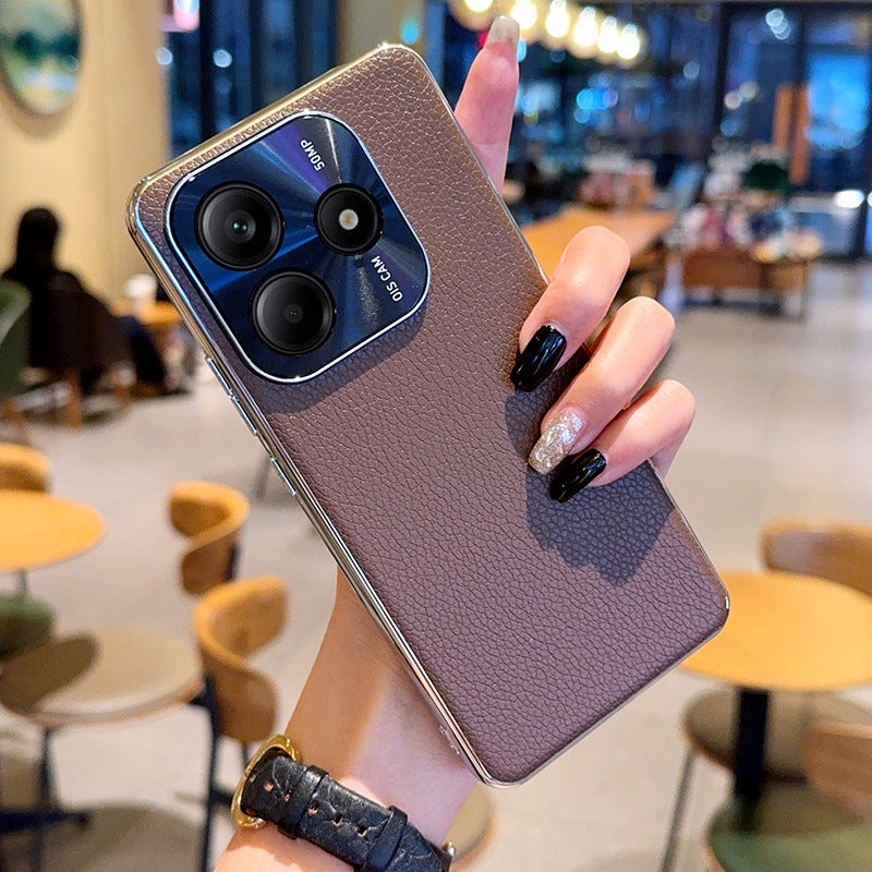 غطاء واقي، مقاوم للصدمات لـ Redmi Note 14، ملمس جلد، وردي، حماية من السقوط باللون الوردي للتخزين العملي للمدرسة للمكتب - Image 5