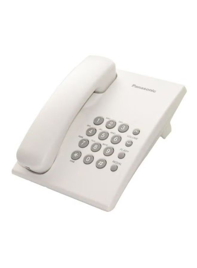 Wall Mounted Corded Phone White/Grey KX-TS500MX