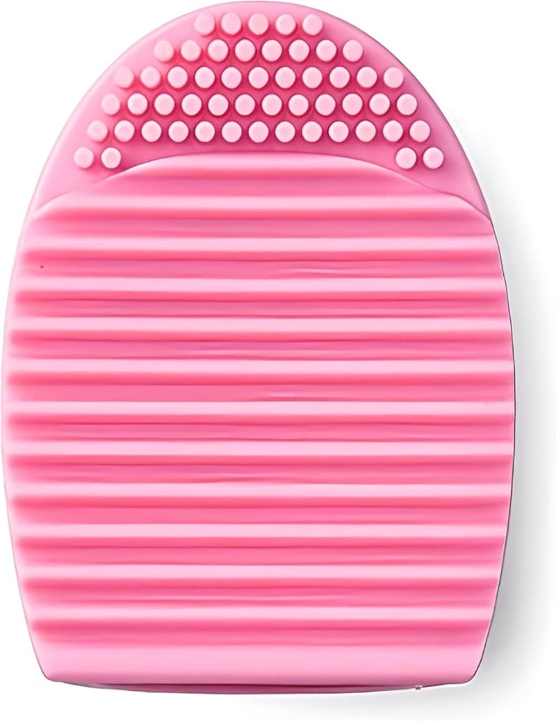Cleaning Egg Glove Silicone Makeup Remover Scrubber (pink)