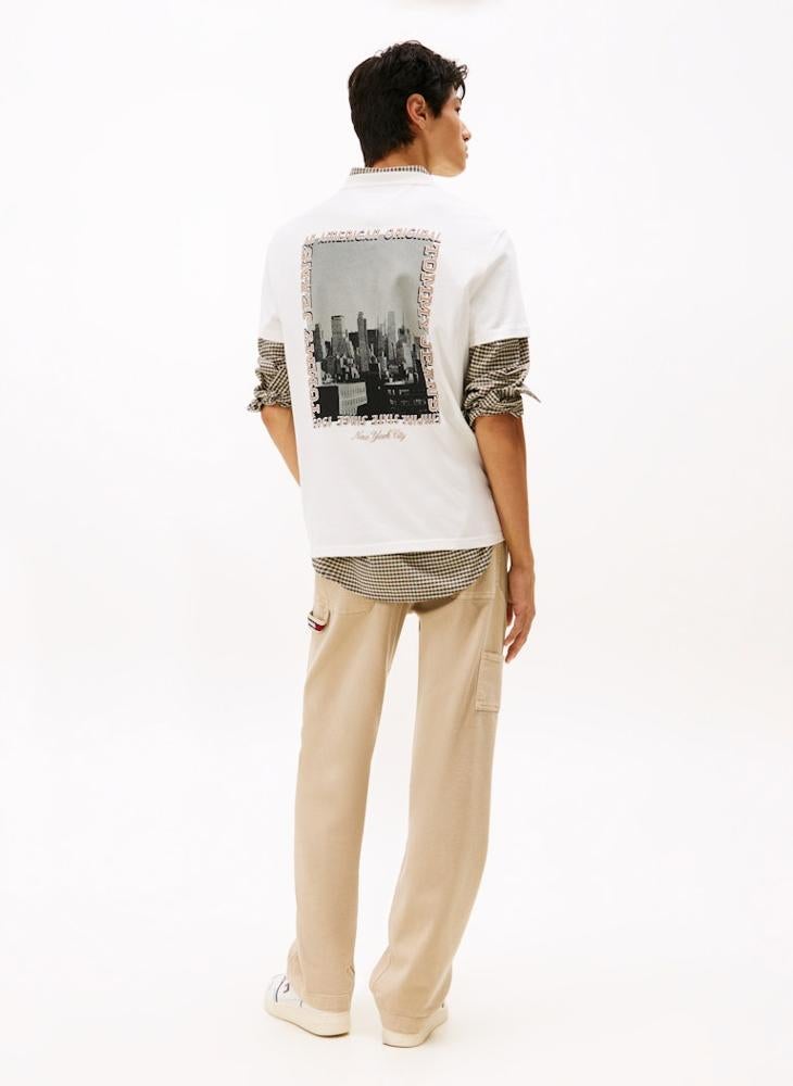 TOMMY JEANS Back Photo Print Jersey T-Shirt - Image 2