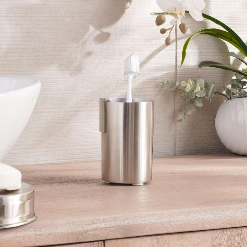 Regent Metal Tumbler 7.5X7.5X11cm - Silver - 211SEH9900089