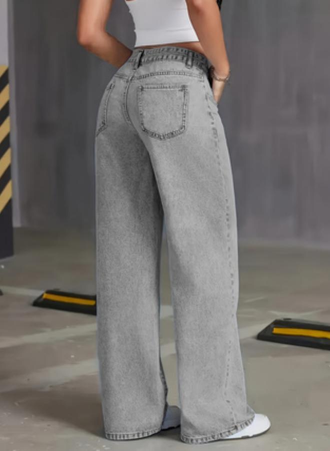 Take Two Women Solid Low Rise Straight Leg Jeans - Image 3