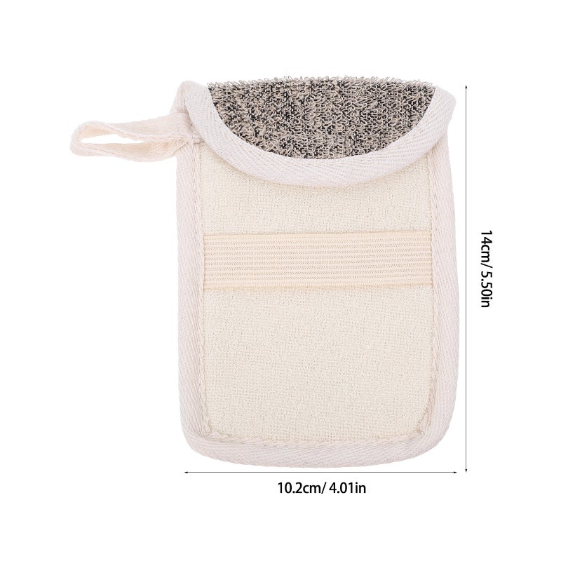 3Pcs Soap Saver Bags Flax Soap Bags Mesh Soap Saver Pouches Soap Foaming Bags - Image 3