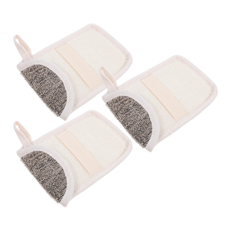 3Pcs Soap Saver Bags Flax Soap Bags Mesh Soap Saver Pouches Soap Foaming Bags - Image 4