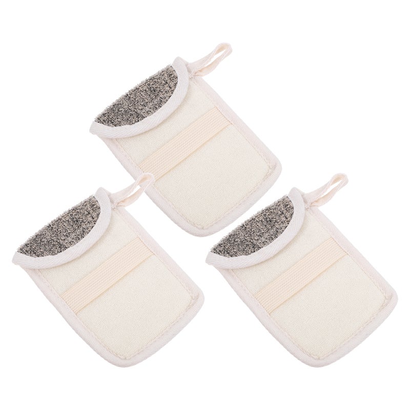 3Pcs Soap Saver Bags Flax Soap Bags Mesh Soap Saver Pouches Soap Foaming Bags - Image 5